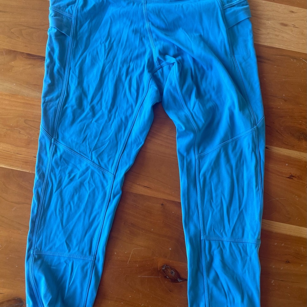 Stio Blue Leggings Athletic Performance Wear